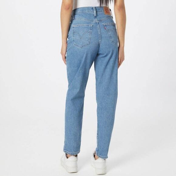 Levi's® Premium High Waisted Indigo Wash Mom Jeans Size 29 - Picture 5 of 7